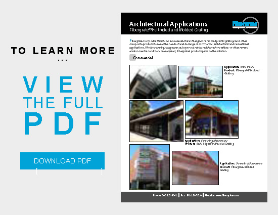Fiberglass Reinforced Plastics Architectural Applications