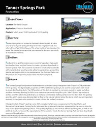 Tanner Springs - FRP in Decks and Docks