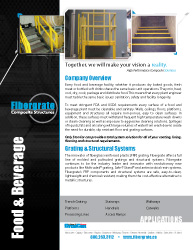 Fiberglass Reinforced Plastics Food and Beverage Market Overview